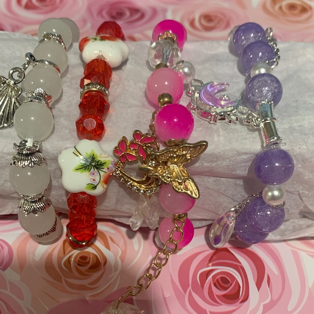 Colorful Beaded Bracelet Set